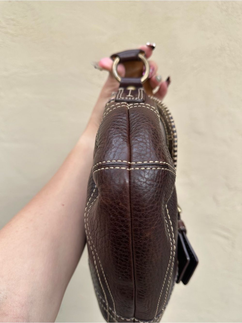 🦣 Y2k/ Vintage Coach Brown Soho Shoulder Bag 10479 🦣 - Picture 9 of 12